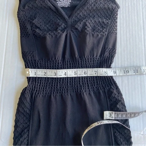 Intimately Free People Dress Womens XS/S Bodycon Tight Black Dress Cut Out - Picture 13 of 15